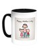 Happy Mother'S Day Printed Coffee Mug White/Black/Pink