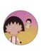 Anime Chibi Maruko Chan Printed Fridge Magnet Round Multicolour