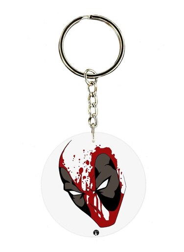 The Deadpool Double Side Printed Keychain