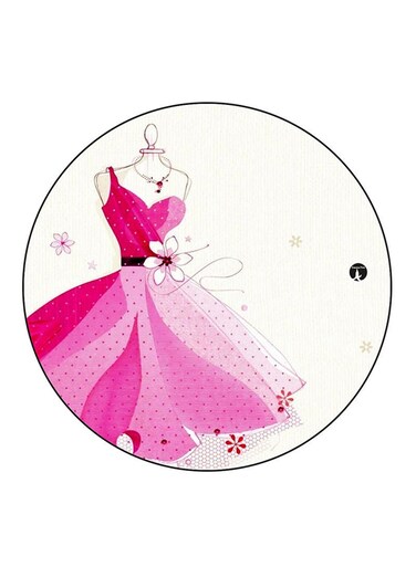 Dress Printed Fridge Magnet Multicolour
