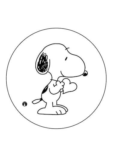 Snoopy Printed Fridge Magnet Multicolour