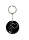 Music Love Printed Keychain