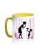 Mother's Day Gift Printed Coffee Mug Yellow/White 11ounce
