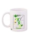 Mojito Printed Coffee Mug White/Green/Black 11ounce