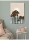 Sunrise Themed Wall Painting Beige/Blue/Black 40x60cm