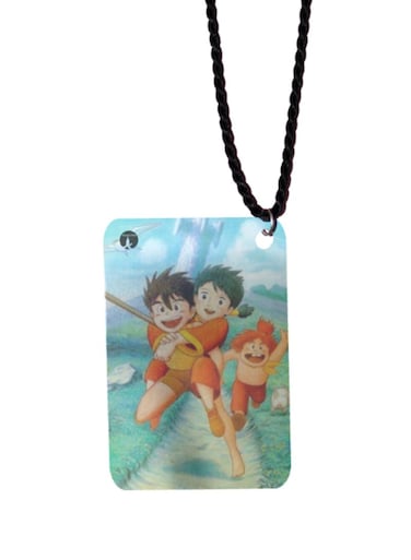 Adnan With Lina Printed Car Mirror Pendant
