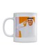 Rabeh Sager Printed Mug White/Orange/Pink