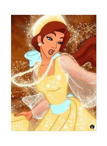 Anastasia Metal Plate Poster Multicolour 15x20centimeter