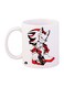 Sonic Video Game Printed Mug White/Black/Red Standard Size