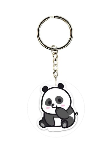 Panda Printed Keychain