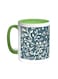 Decorative - Tree Paper Printed Coffee Mug Green/White 11ounce