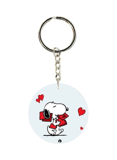 Cartoon Themed Dual Sided Keychain