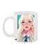 Girl Printed Coffee Mug White/Beige/Green 11ounce