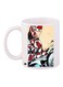Anime Printed Coffee Mug White/Red/Black 11ounce