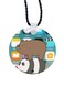 We Bare Bear Printed Car Mirror Pendant