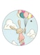 Rabbit Printed Fridge Magnet Multicolour