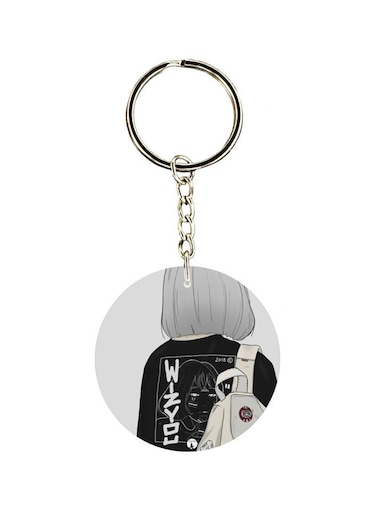 Girl Printed Keychain