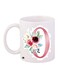 Flowers Printed Coffee Mug White/Red 11ounce