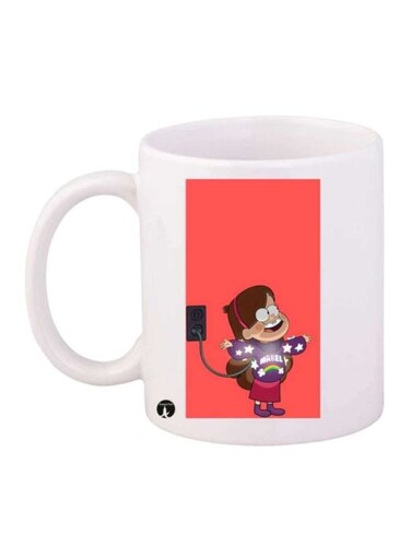 Gravity Falls Printed Mug White/Red/Purple