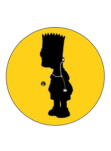 Simpsons Printed Fridge Magnet Multicolour