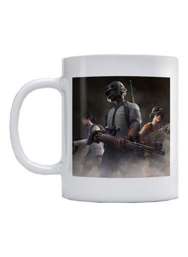 PUBG Printed Mug White/Grey/Black