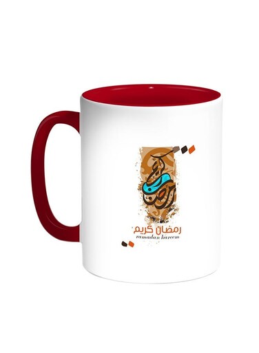 Ramadan Kareem Printed Coffee Mug Red/White 11ounce