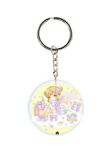 Cartoon Printed Keychain