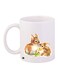 Bunny Printed Coffee Mug White/Beige/Green