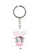 Y Letter Cartoon Themed Dual Sided Keychain