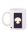 Wolves Printed Coffee Mug White/Black/Beige