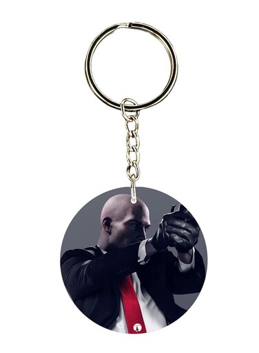 Hitman Printed Keychain