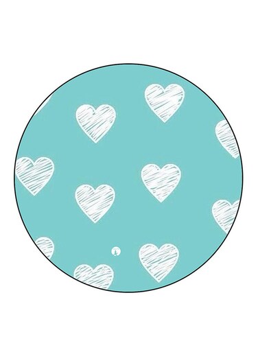 Hearts Printed Fridge Magnet Multicolour