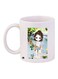 Anime Girl Printed Coffee Mug White/Blue/Green