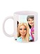 Barbie Printed Coffee Mug White/Beige/Pink 11ounce