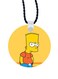 Simpsons Printed Car Mirror Pendant