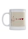 Love Printed Mug White/Beige/Red