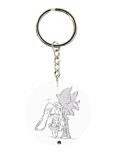 Sonic Printed Keychain
