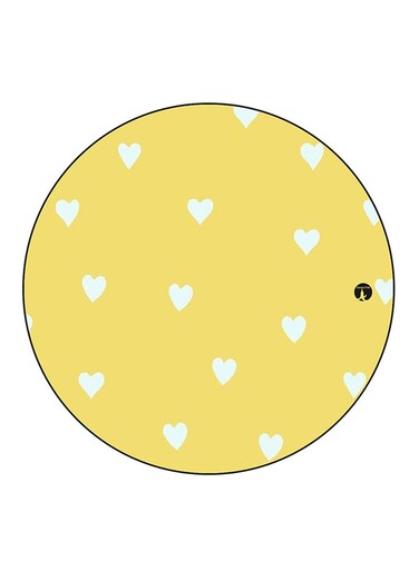 Hearts Printed Fridge Magnet Multicolour