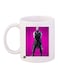 Fortnite Game Printed Coffee Mug White/Pink/Black Standard Size