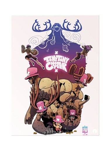 Anime One Piece Metal Plate Poster Multicolour 15x20centimeter