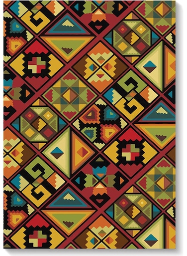 Funky Art Wall Painting Multicolour 40x60cm
