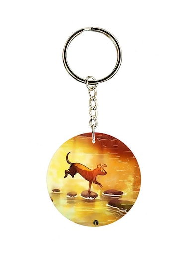 Single Side Printed Keychain