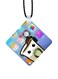 Coffee Printed Car Mirror Pendant