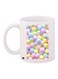 Candies Printed Coffee Mug White/Blue/Yellow 11ounce