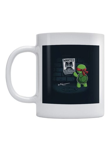 Super Mario Printed Coffee Mug White/Black/Green