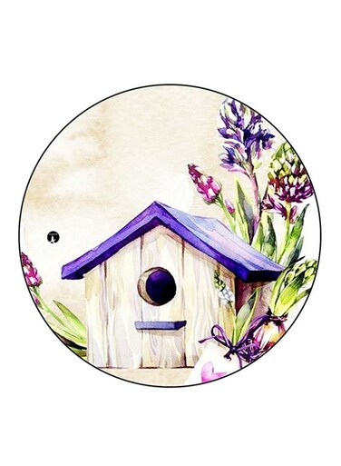 Vintage Art Printed Fridge Magnet Multicolour