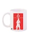 Assassin's Creed Printed Mug White/Red Standard Size