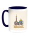 Eid Al-Adha Printed Coffee Mug Blue/Beige/Yellow