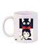 Girl Printed Ceramic Coffee Mug White/Red/Blue 11ounce