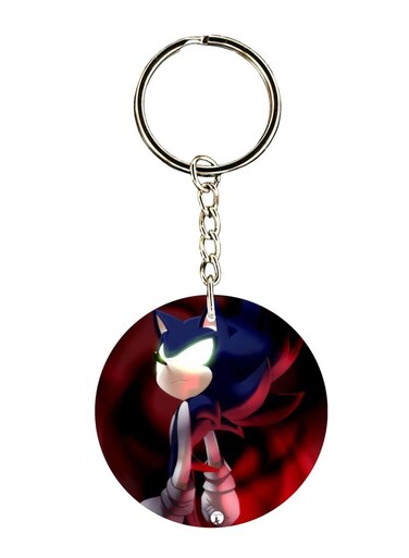 Sonic Printed Keychain